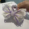 Pinza para el Cabello con Lazo de Cinta para Mujer con Medio Peinado en la Parte Posterior de la Cabeza 2025 Nuevo Gama Alta 13cm Pinza de Pinza Tocado para el Cabello