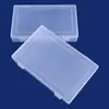 Caja Rectangular Vacía de PP con Doble Cierre, Alta Transparencia, con Tapa, Caja de Almacenamiento de Plástico, Caja para Exhibición de Muestras, Joyero, Caja para Juego de Té