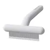Pente e Escova para Animais de Estimação para Gatos, Pente em Forma de T para Pelos de Cachorro, Pente Rake de Dentes Longos para Desembaraçar e Remover Pelos Soltos