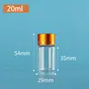 Botellas Dispensadoras de Tapa Dorada de 15/20/30/80ml, Botellas Selladas de Diámetro Grande para Productos de Cuidado de la Salud y Mascotas, Botellas Selladas de Grado Alimenticio