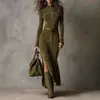 2025 En Stock Alta Calidad Cachemir Doble Cara Nueva Moda Otoñal Europea y Americana Elegante Cremallera Cuello Alto Chaqueta