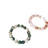 Pulsera de Cuentas Degradadas de Raíz de Bodhi de Jade Blanco con Garra de Gato Sentido de Alta Gama Nicho de Alta Gama Adornos Pulsera de Cuentas de Rosario Pulsera de Cuentas Poco Profundas