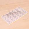 Rollo de impresión a color personalizado pasta selladora transparente bronceado plata mate Papel Kraft para llevar código bidimensional pegatina