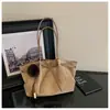 Bolso tote de acabado mate transfronterizo, bolso de hombro de gran capacidad para mujer, bolso de mano de alta gama, nicho, estilo vintage, y bolso de axila