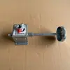 Atuador de Válvula de Ar Manual Tipo Volante Haste de Damper de Ar Atuação por Engrenagem Helicoidal Revestida