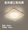 Luz de Techo Bauhaus para Dormitorio Industrial de Espectro Completo Protectora de Ojos Color Cromo Estudio Vestidor Retro Balcón