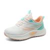 Q1003 Zapatos Blancos Transpirables Nuevos Primavera y Verano 2025 Suela Delgada Aumentados Casual Tejido Resistente al Desgaste Zapatos de Tablero Modernos