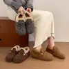 Nuevos Zapatos Birkenstock de Invierno para Mujer Cómodos de Poner No Cansan los Pies Modernos Versátiles con Forro de Terciopelo Engrosado Zapatos Casuales Zapatos para Mamá