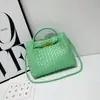 Bolsa Tejida Hecha a Mano Personalizada de Gran Capacidad, Bolso Tote, Bolso de Mano, Bolso de Hombro para Mujer, Edición Especial de Primavera 2026, de Alta Gama, de Nicho, Transfronterizo