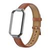 Para Pulseira de Arroz Vermelho 2 Cintas Redmi2 Metal Protective Case Crocodile Padrão Pulseira de Couro RedmiWatch2