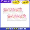 Caja acrílica para arreglos florales, caja personalizada transparente para flores hidropónicas, jarrón de mesa para comedor, decoración de bodas