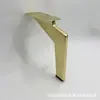 Patas Doradas Engrosadas con Forma de Cuchillo para Sofá, Mesa de Café, Mueble de TV, Patas de Soporte Metálicas para Armario, Ventas Directas de Fábrica