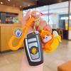 Llavero de Fruta Shiba Inu para Llave de Coche Colgante para Mochila Escolar Dibujo Animado Pequeño Producto al Por Mayor Llavero Colgante para Bolso Anillo de Llaves