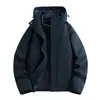 Chaqueta de trabajo para exteriores, talla europea, abrigo impermeable de comercio exterior transfronterizo, forro polar, chaqueta tres en uno, hecha a medida