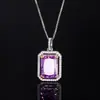 2024 nueva joyería Huabi taladro de alto carbono corte flor de hielo taladro morado incrustación de cobre traje de moda 10*14-10*12