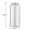 Botellas de Bebida al por Mayor Transfronterizas Botellas de Plástico Transparentes Desechables con Tapas 1000ml PET Grado Alimenticio Botellas para Jugo Leche Té