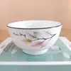 Atacado Criativo Cerâmica Doméstica Tigela de Salada de Frutas Tigela de Arroz Infantil Presente de Atividade Aquecível no Micro-ondas