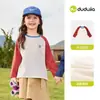 Celebrando el Día Nacional 1 Pieza 10% de descuento Colección de Camisetas Ropa Infantil de Dudu Camisetas Infantiles Tops de Otoño para Niños