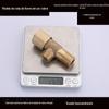 Válvula de triângulo de cobre engrossado grande fluxo alongado quente e frio aço inoxidável de três vias aquecedor de água vaso sanitário válvula de ângulo de cobre puro atacado
