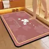 Alfombrilla de suelo simple de tierra de diatomeas, Alfombrilla de suelo para baño, Absorbente de agua, Antideslizante, Secado rápido, Decoración de entrada, Resistente a las manchas, Resistente al desgaste, Alfombrilla de suelo al por mayor