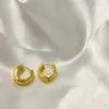 Ear cuffs de personalidade europeia e americana exagerados com senso de alta qualidade para heavy metal, brincos de círculo grande, brincos com design retrô francês