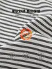 Camiseta interior de rayas estilo europeo derecho, top de invierno, ropa nueva cálida para niños, ropa de bebé, camiseta de manga larga de invierno