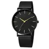 Relojes de Pulsera para Hombre Europeos y Americanos de Venta Caliente con Movimiento de Cuarzo Original y Correa de Acero, Modelo Popular de Comercio Exterior, Soporta Lotes Mixtos y Dropshipping