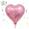 Liberación de Globos por el Día de San Valentín Transfronteriza Versión Ligera de 18 pulgadas Globo de Papel de Aluminio en Forma de Corazón Estrella de Cinco Puntas Globo Flotante de Deseos de Año Nuevo