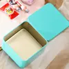 Caja de Lata para Dulces de Recuerdo Caja Creativa de Hojalata Tarro de Dulces Caja Cuadrada de Lata Recipiente para Té Caja de Dulces de Boda Venta al por Mayor