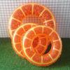 Spot fruit anel de natação anel de natação laranja anel de natação pvc inflável anel de natação umbigo laranja camada única bóia salva-vidas anel de natação crianças