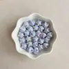 Acrílico Chapado UV Colorido Retorcido Estrella de Cinco Puntas Agujero Vertical DIY Pulsera Cuentas Cadena de Teléfono Colgante para Llavero Materiales