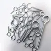 Tornillos de Ojal Galvanizados con Ganchos de Anilla, Tornillos de Ojal Cerrado M6 M4 M5 M3 M8 Tornillos