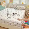 Protector de colchón impermeable a prueba de orina, funda de cama transpirable antideslizante para bebé, sábana protectora de colchón de cobertura completa