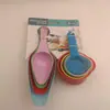 Cuchara medidora de color, cuchara medidora combinada con báscula, juego de cucharas medidoras para condimentos, herramienta para hornear, juego de tazas medidoras, juego de cucharas medidoras combinadas