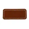 Fundo de Bolsa Feito à Mão DIY Atacado Material Trançado Hyuna Acessórios de Ferragem para Mala Base Inferior de Couro PU 18*8