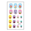 Fábrica Zhengxiang Adesivos de Unha Personalizados Adesivos para Nail Art em Gel Película de Esmalte à Prova d'Água Pó Glitter Cintilante Folha de Ouro Adesivos 3D de Imitação de Diamante