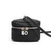 Bolsa de Monedas Mini Bolso Cruzado de Piel de Vaca de Primera Capa para Mujer Cuero Genuino Simple Colgante para Cuello Almacenamiento de Auriculares Labial Cartera para Monedas para Mujer