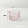 Portavelas Verticales Rayados de Colores, Portavelas Más Vendidos Transfronterizos, Vasos de Aromaterapia de Vidrio Más Vendidos en Amazon, Botellas de Aromaterapia en Stock