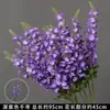 Flores Artificiais Coloridas Estilo Monet Flores Falsas Atacado Verde Roxo Arranjo de Casamento Cenário Decoração de Paisagismo