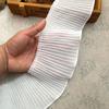 Accesorios de ropa tela de encaje con borde de gasa decoración de dobladillo de encaje plisado ropa falda diy 9 cm de ancho