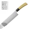 Facas de Cozinha Yangjiang Conjunto de Facas de Aço Inoxidável com Cabo de Banana Conjunto de Facas Multiuso de 14 Peças em Estoque Atacado de Fábrica