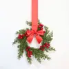 Novas Decorações de Natal Guirlanda de Laço Vitrine Loja Cabide Porta Decoração de Evento Guirlanda de Natal Transfronteiriça