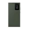 Adecuado para Samsung S24Ultra Funda para Teléfono con Ventana Inteligente Note20Ultra Protección de Espejo Inteligente S23U