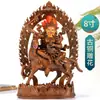 Estátuas Auspiciosas de Buda Ornaments Xizang Bronze Antigo e Banhado a Ouro Casa Seivery Sala de Estar Entrada Estátuas de Bronze Ornaments 8 Polegadas