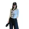 Camiseta Blanca Elegante de Alta Gama de Moda de Manga Larga Ajustada para Mujer, Nueva de Primavera 2026