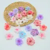 Flores Artificiales, Flores Falsas, Materiales para Manualidades, Accesorios para el Cabello Hechos a Mano, Accesorios de Flores para Sombreros, Flores de Rosa de Cinco Puntas, Accesorios para Decoración de Cajas de Regalo