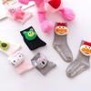 Calcetines de algodón para niños primavera y otoño niños y niñas otoño calcetines de bebé muñeca dibujos animados calcetines de algodón otoño ventas directas de fábrica