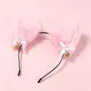 Diadema de Cabeza de Gato de Peluche Lindo Orejas de Gato Diadema de Cabeza de Zorro Popular Pasador de Pelo de Oreja de Animal Pasador de Pelo Femenino Pasador de Pelo Tocado de Campana