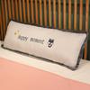 Almohada para dormir de látex de seda helada con dibujos animados de verano, extraíble y lavable, cojín para sofá de casa, almohada larga y fresca, venta al por mayor