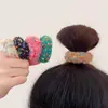 Diadema de toalla para el pelo no daña el pelo goma para el pelo cuerda para la cabeza coleta de mujer alta elástica duradera goma elástica cuerda para el pelo tocado
